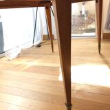 Table vintage pieds compas années 1950