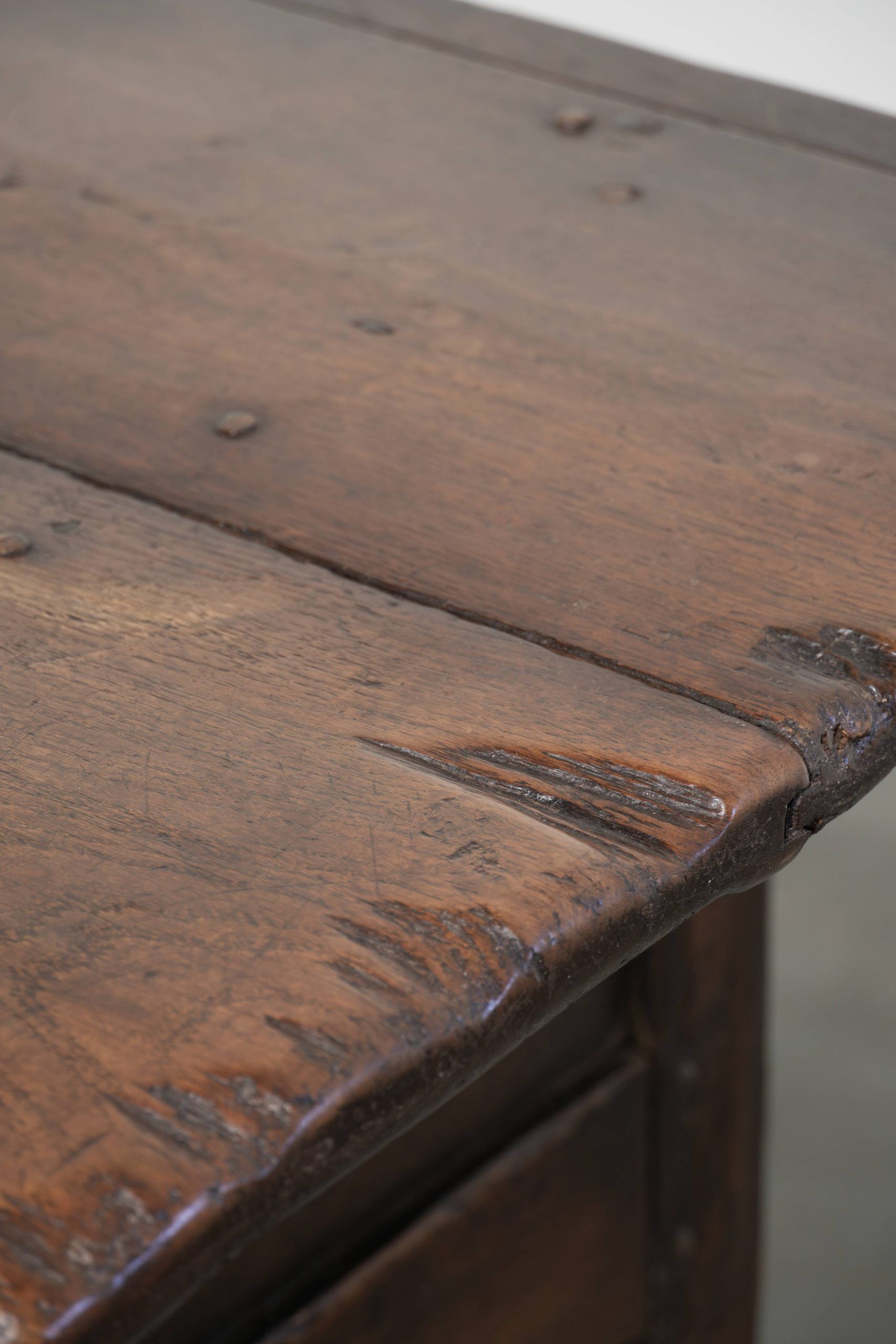 Antique sideboard in English style 19th century with a rural appearance