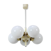 Lustre space age Spoutnik par Elektroinstala Decin années 1970