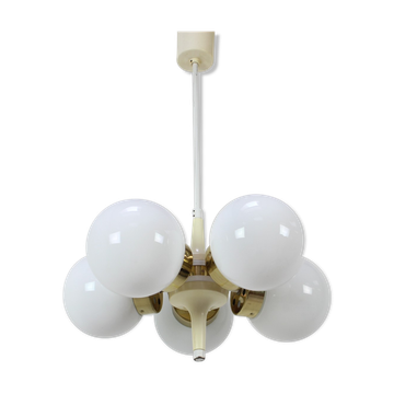 Space Age Chandelier Sputnik by Elektroinstala Decin, 1970s