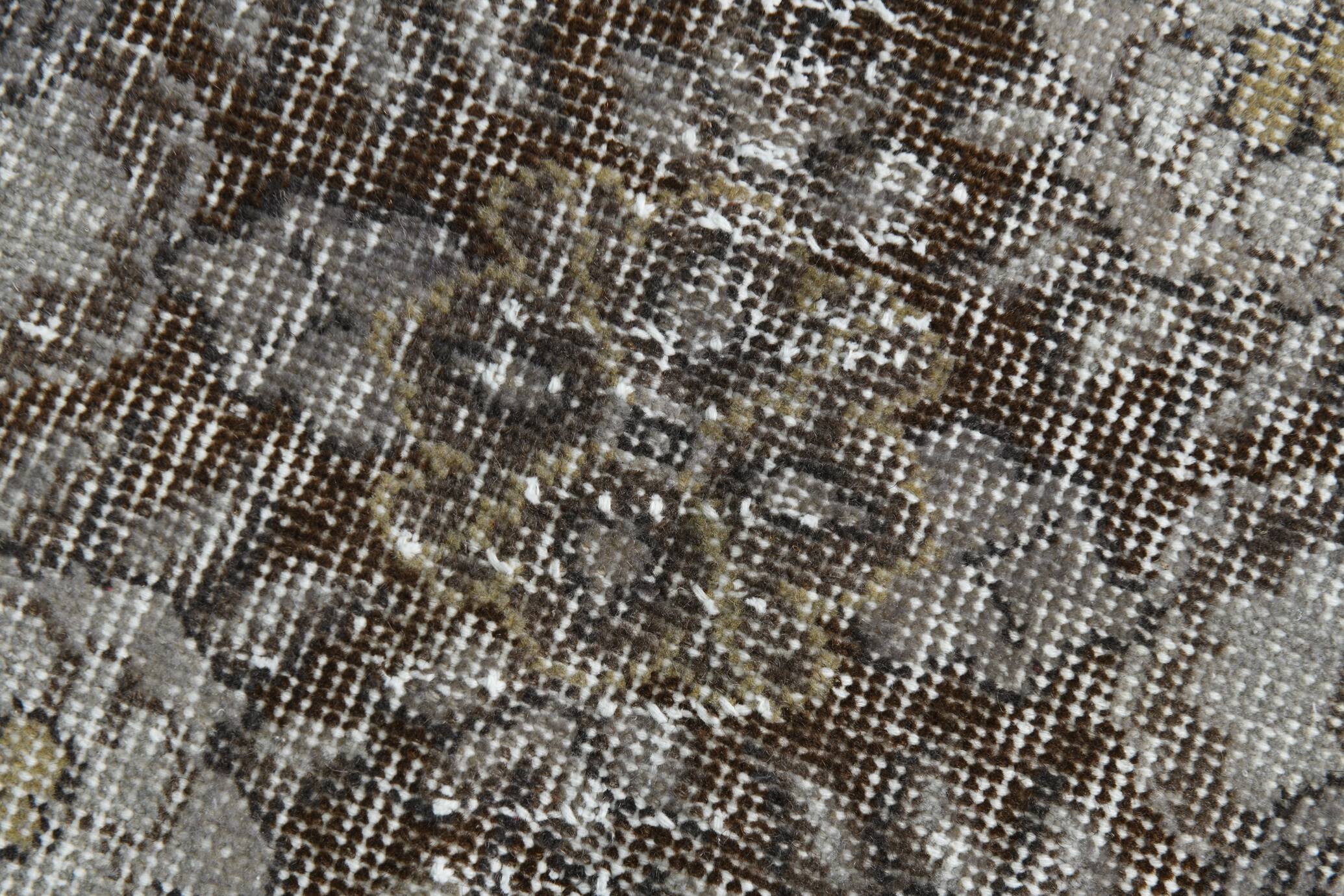 Gray & Brown Classic Turkish Rug, 176x294Cm