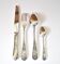 Deetjen cutlery set 48 silver-plated Louis XV rocaille table cutlery no. 25 Marly