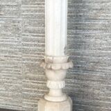 Alabaster column saddle, pedestal