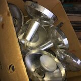 Lot of ten wall sconces Concord international 1970