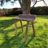Primitive wooden butcher's ball