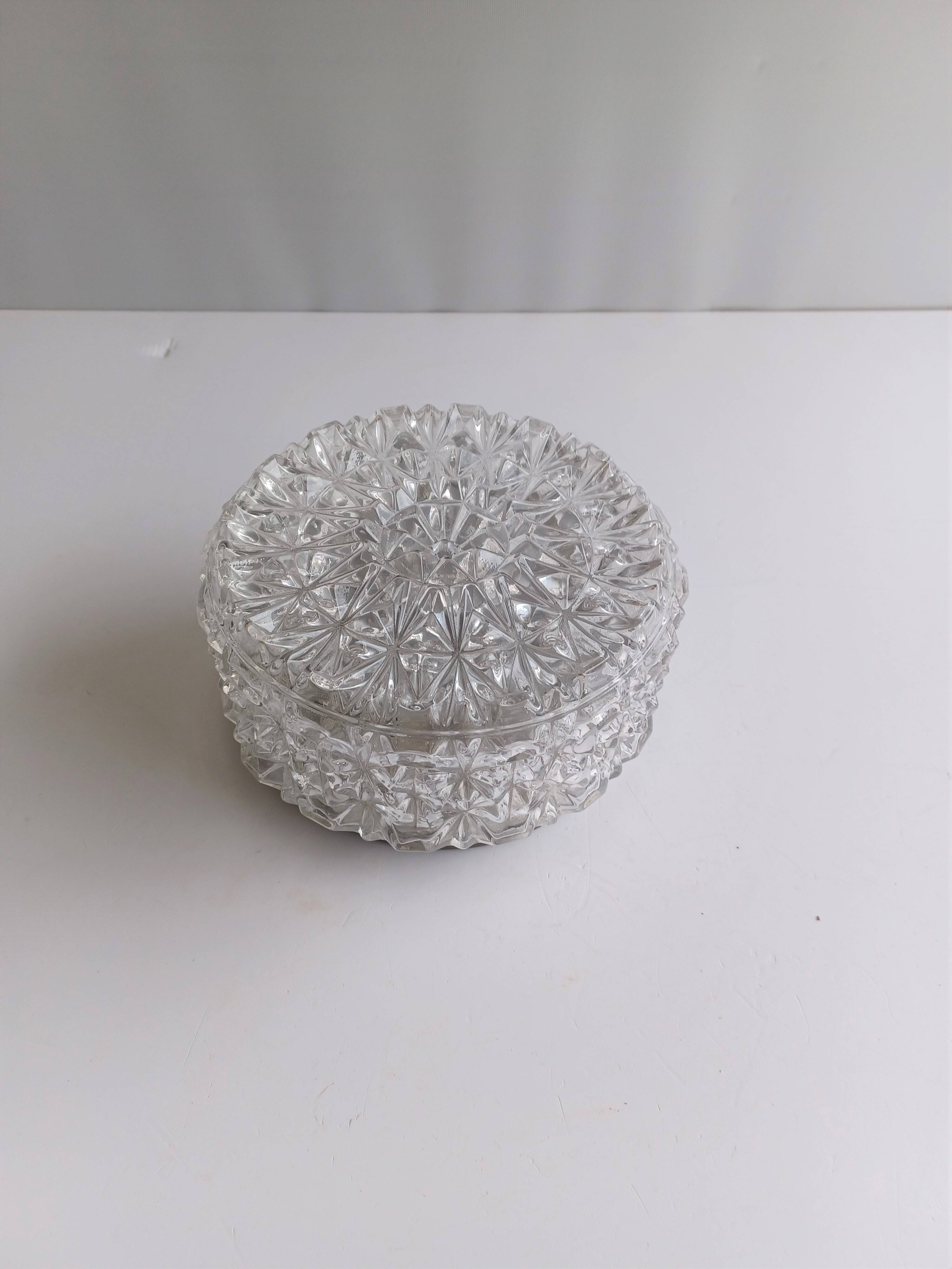 Vintage Erco ceiling light - Moulded glass - 196