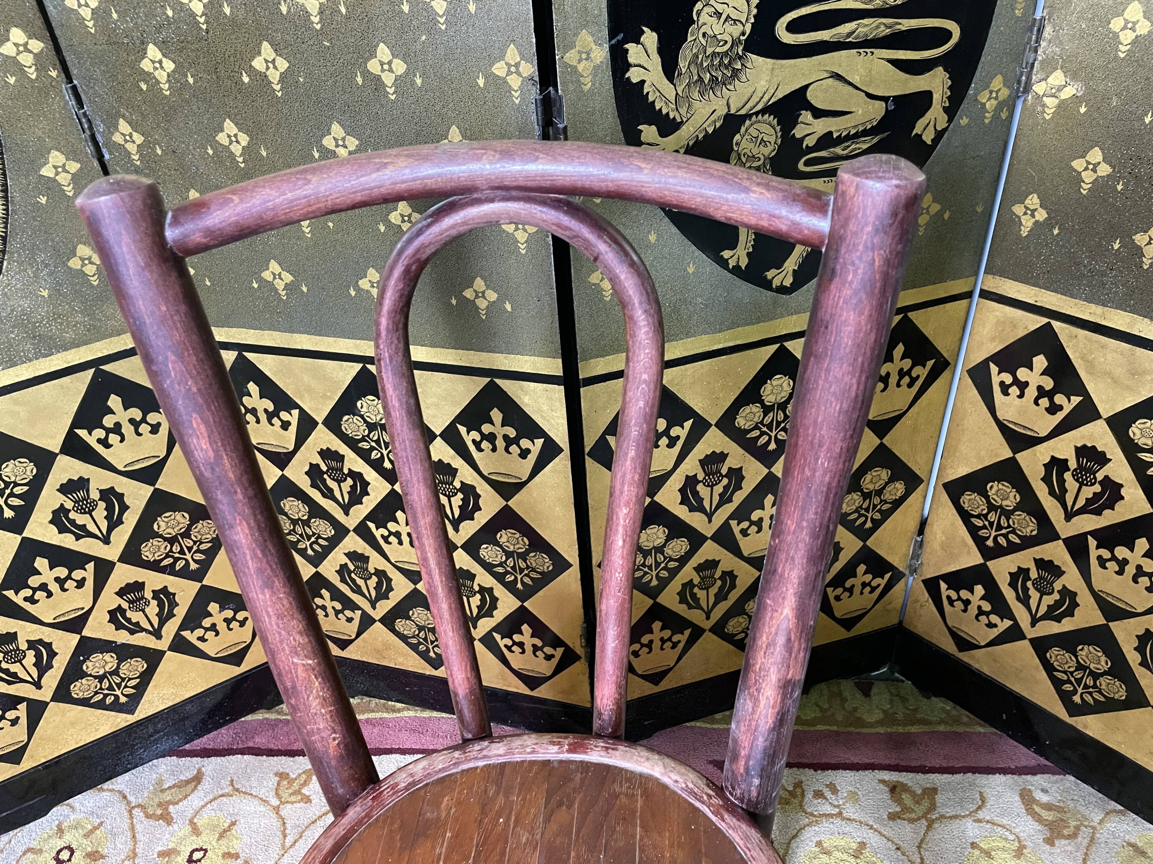 Suite of 6 chairs bistro baumann