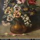 Oil on canvas by Lewarny Bouquet of flowers Mid-twentieth