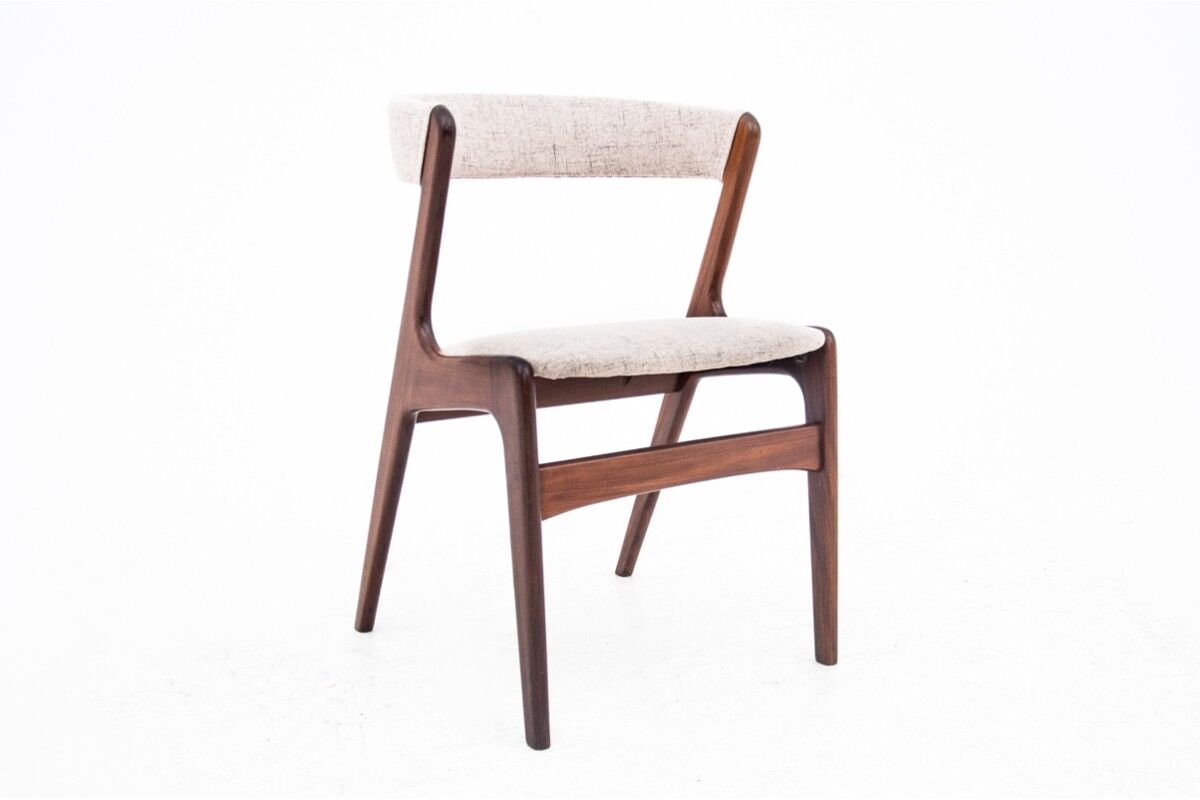 Ensemble de six chaises t21 fire model, korup stolefabrik, années 1960