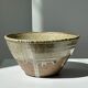 Grand bol vert et brun en céramique indonésienne D18,5 H10
