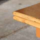 Table à allonges Bambou vintage