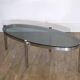 Chrome and glass coffee table 1970