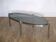 Chrome and glass coffee table 1970