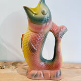 Vintage slurry fish decanter