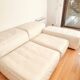 Living Divani Extrasoft sofa in white leather, new condition