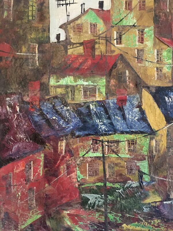 Huile sur toile peintre russe