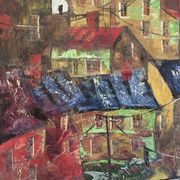 Huile sur toile peintre russe