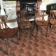 Set of 4 baumann bistro chairs