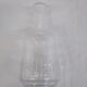 Numbered crystal decanter with stopper