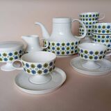 Service 8 cups "Rosette Taïga" Tapio Wirkkala & Ute Schröder for Rosenthal, ca 1970