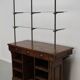 Antique French Oak Shop Counter Cabinet / Shelving Unit, 19th Century