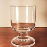 Set 11 glasses blown crystal 1970