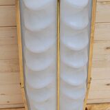 Large Stilux cinema wall lamp Art Deco Italy herringbone pattern