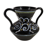 Ceramic vase by T.B décor and antique shape 50