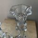 Pair of crystal candlesticks