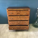 Vintage dresser with compass feet