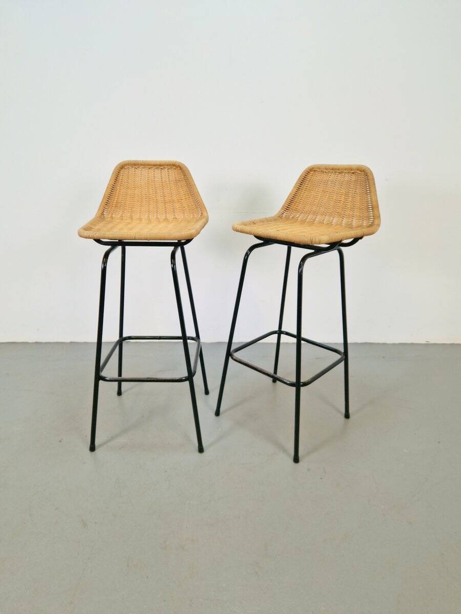 Bar Stools from Rohé Noordwolde, 1960, Set of 2