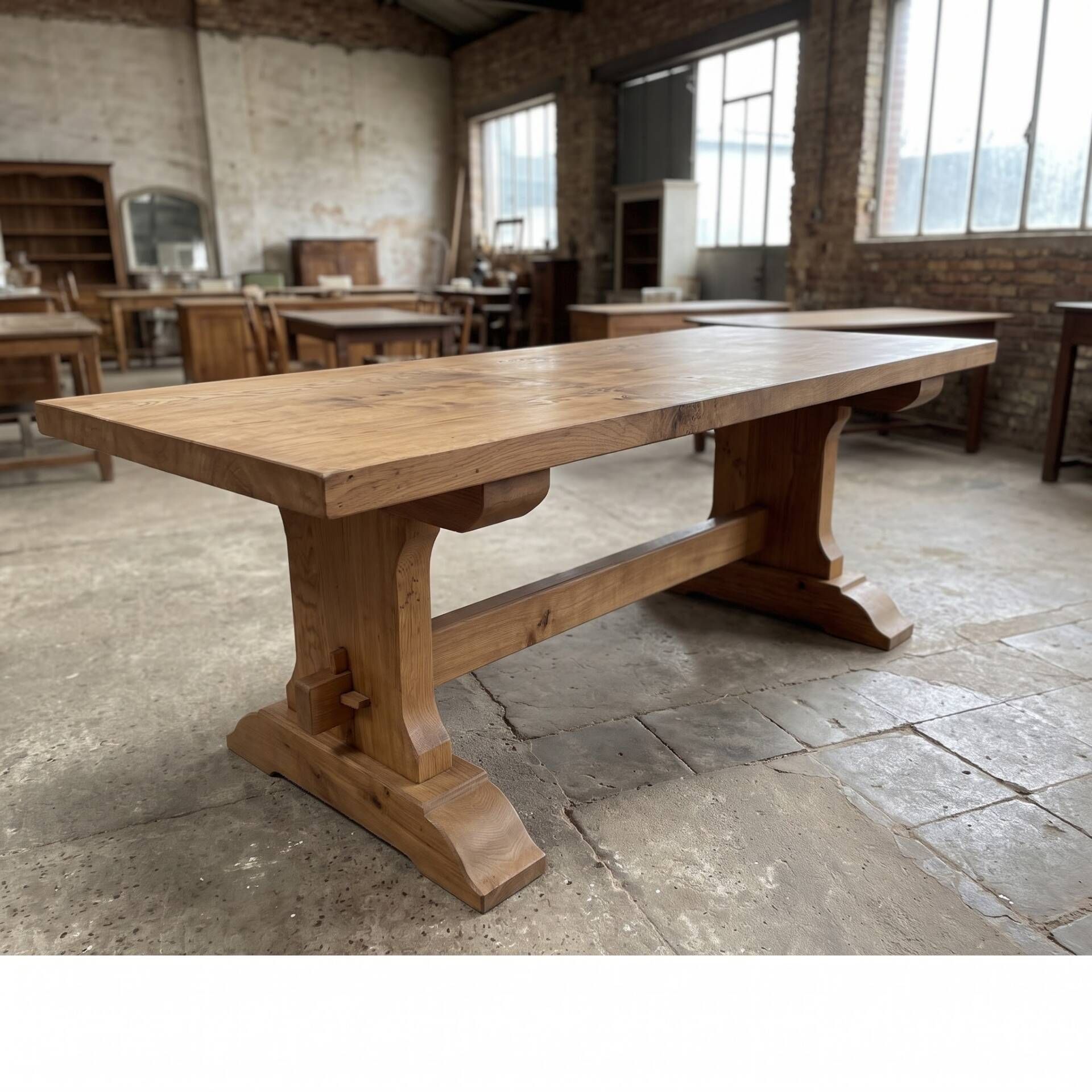 Monastery farmhouse table 200cm in elm
