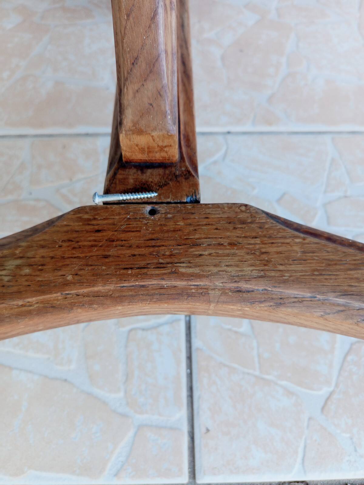 Vintage style Art Nouveau oak table