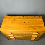 Pine chest of drawers 4 drawers, 80s