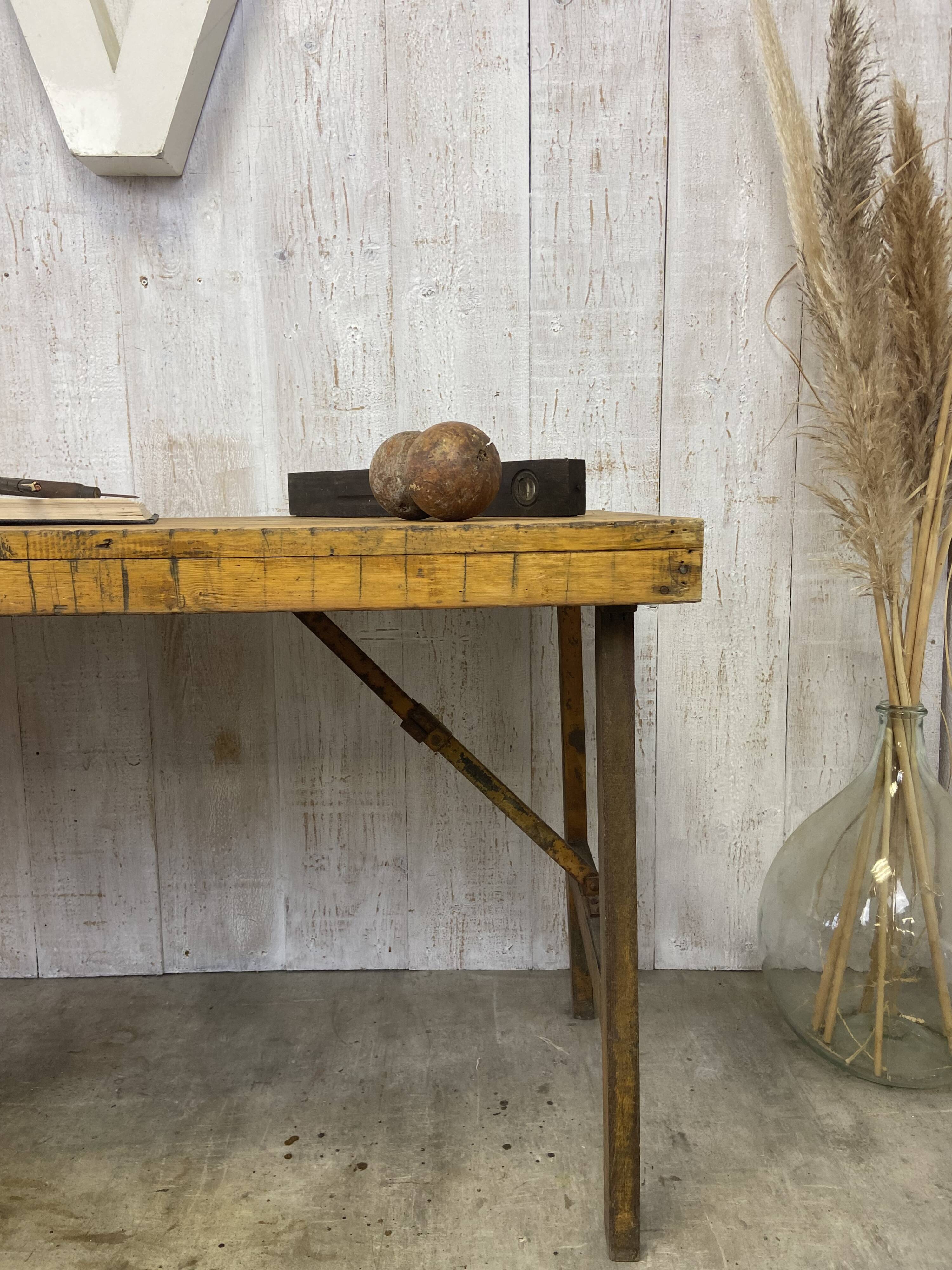 Vintage workshop table