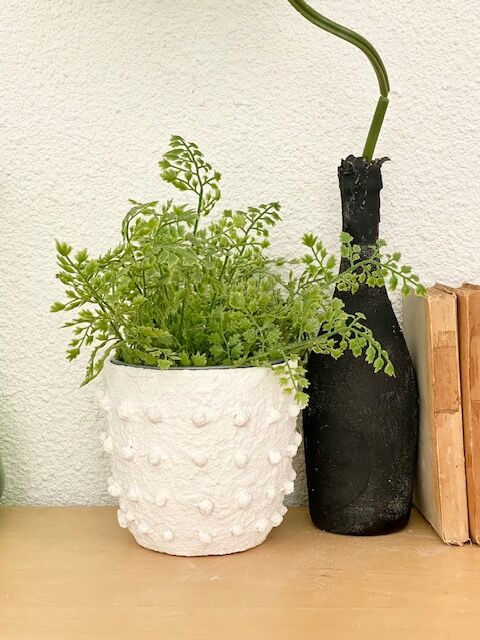 Vintage pot cover revamped