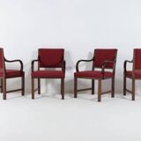 Set de Fauteuils danois / scandinave vintage Rud. Rasmussens 1950