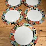 5 assiettes Pillivuyt « Toucan”