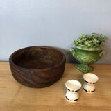 Ancient walnut salad bowl