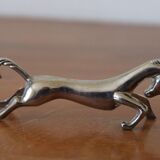 Set of 12 vintage knife rests, in silver metal