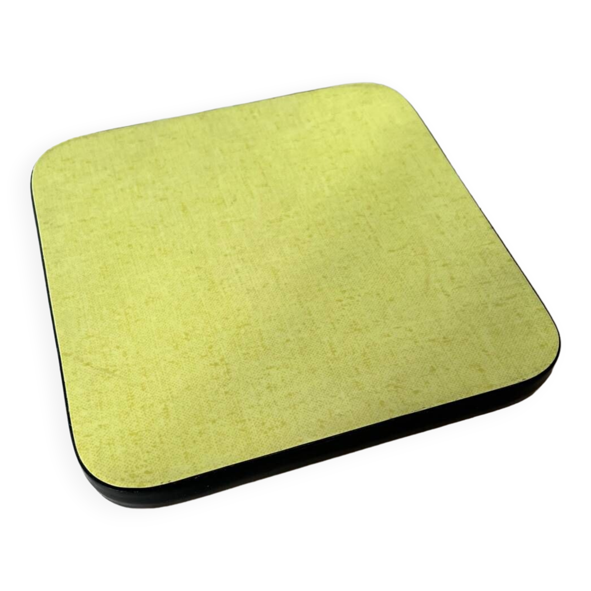 Yellow Formica trivet