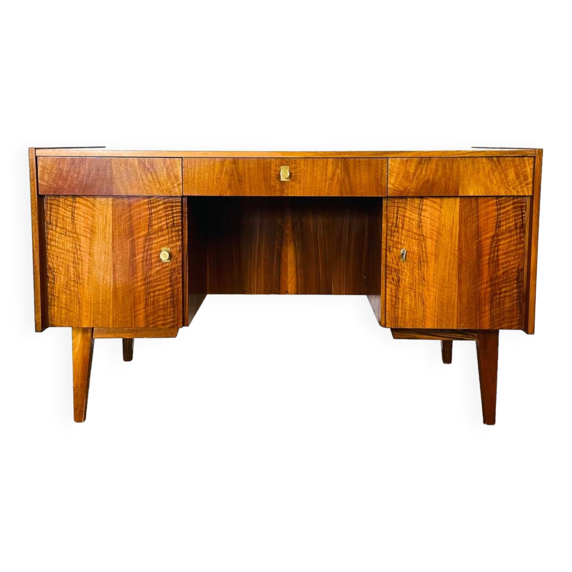 Vintage Scandinavian walnut desk