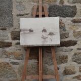 Photo old Brittany fishing and beach