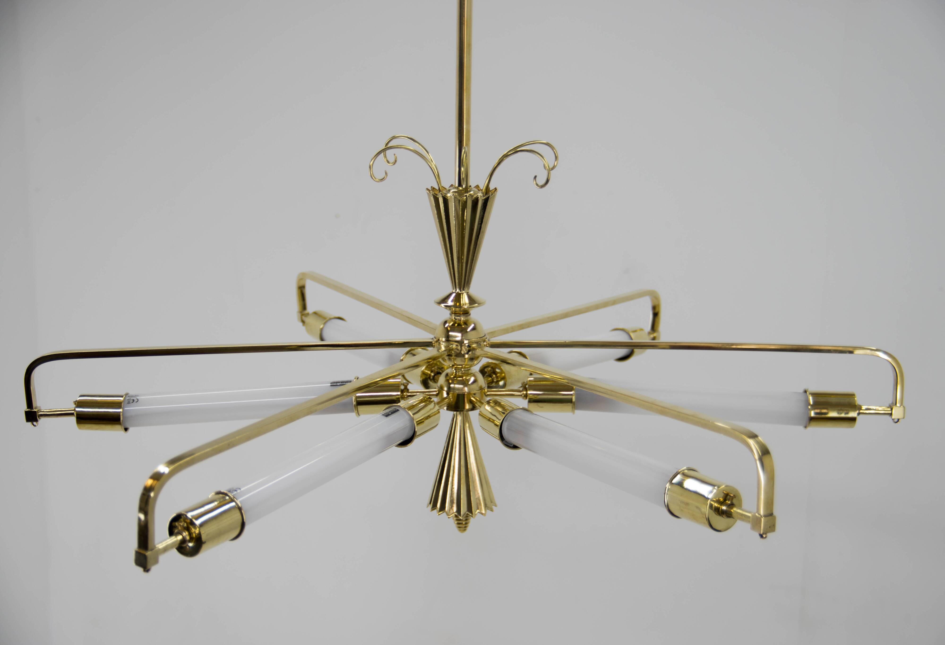 Very Rare Art Nouveau/Art Deco Chandelier, Austria, 1920s