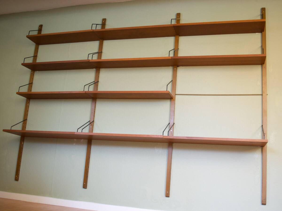 Poul Cadovius Teak 'Royal' Wall System.