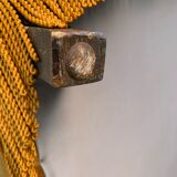 Golden velvet toad sofa