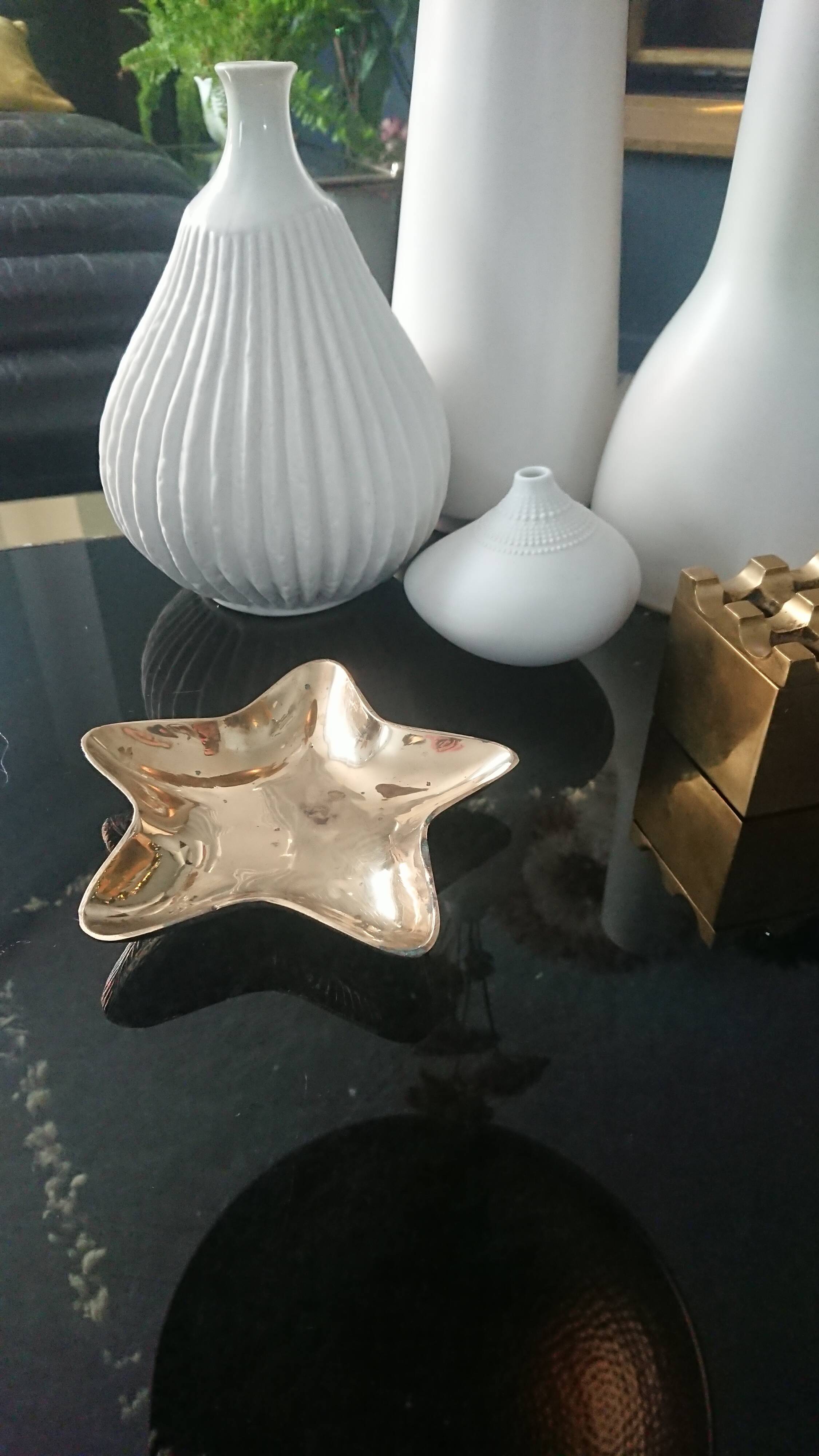 Brass star trinket bowl