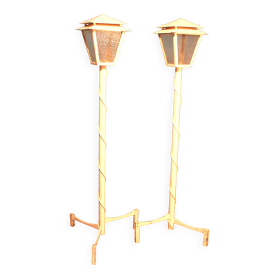 Lampadaires ''réverbère'' 1970s