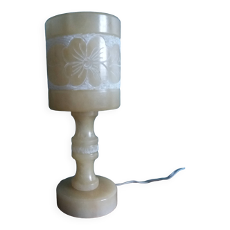 Lampe en albâtre
