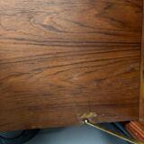 SwissTeak solid teak secretary from the 60s